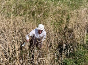 The Captain seeking a new line into a hole at RSG