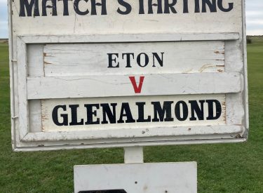 Eton vs Glenalmond sign