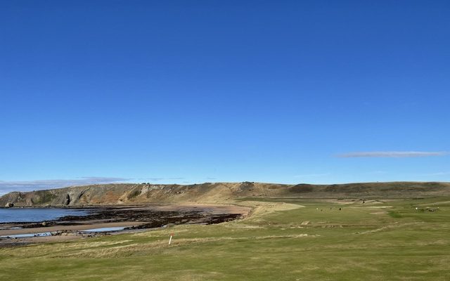 The magnificent coastal stretch at Elie